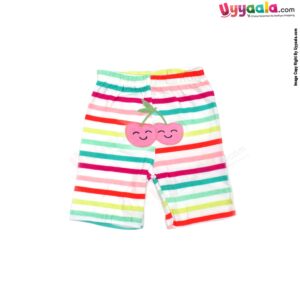 Carters Bluefly new born shorts 100% hosiery cotton - multi color with cherry patch work