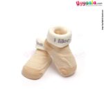 QBEIR Hosiery Cotton Baby Socks with Print, 0 to 12m Age