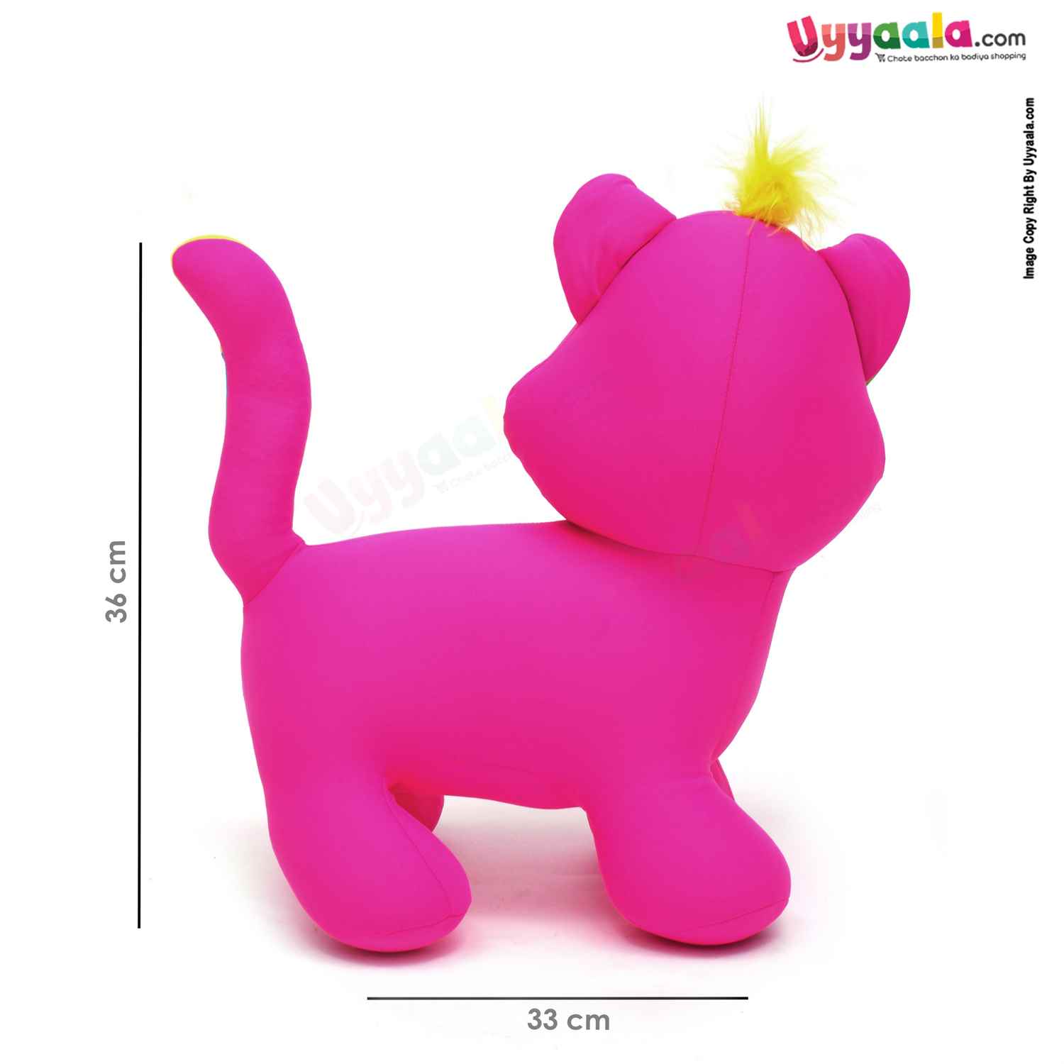 Plush cat soft toy for kids, Pink