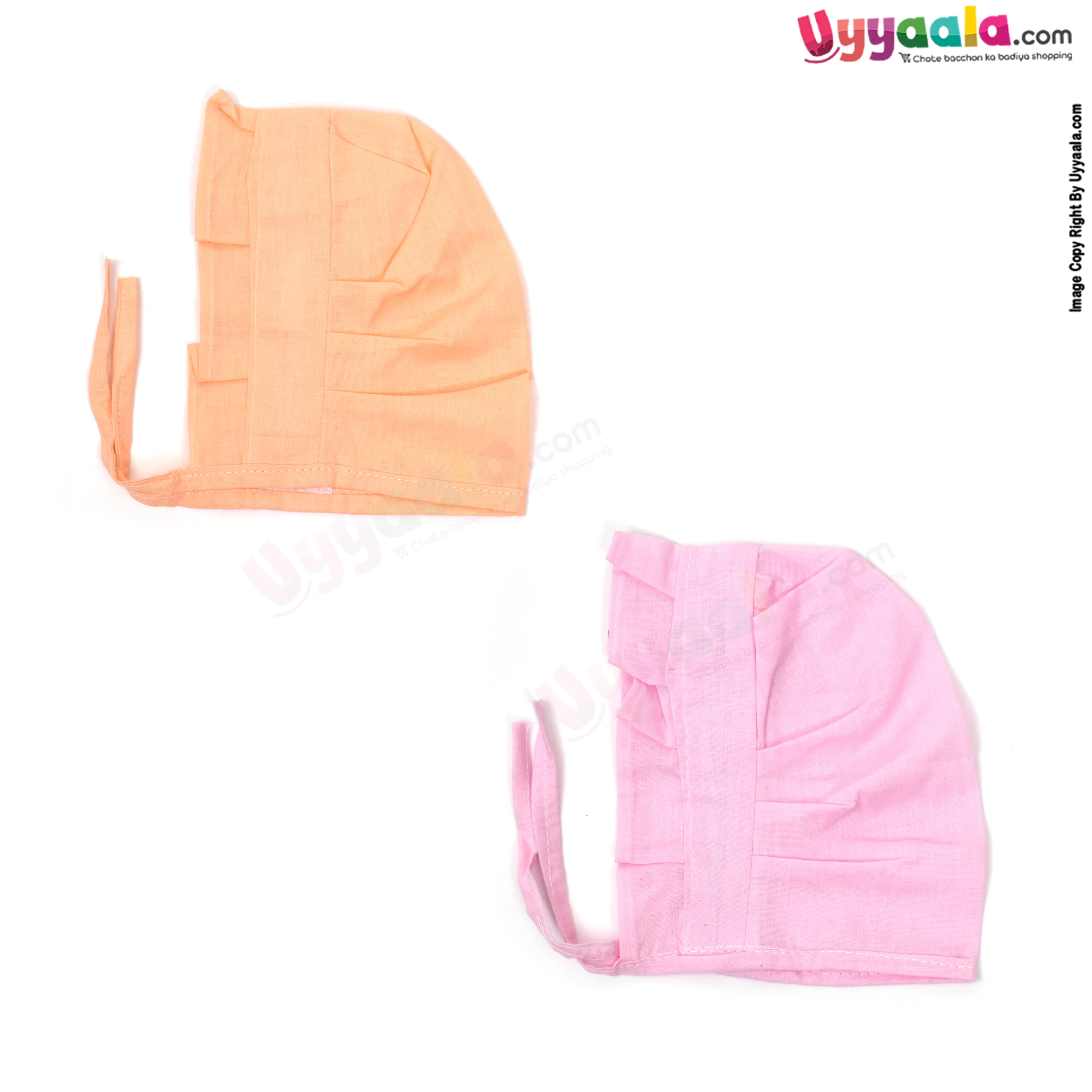 Baby tying cotton caps