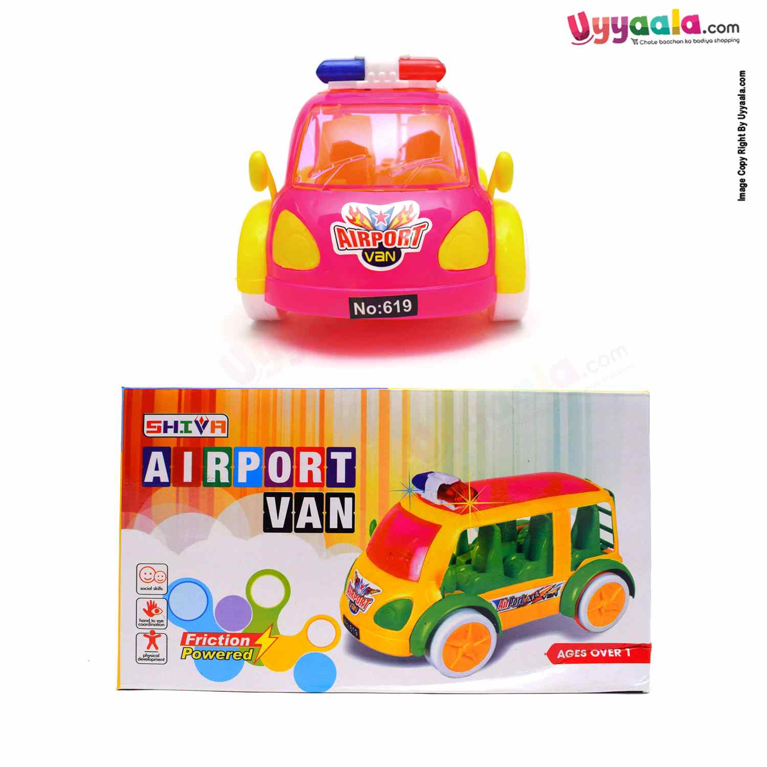 Airport Van Friction Powered Toy for Kids