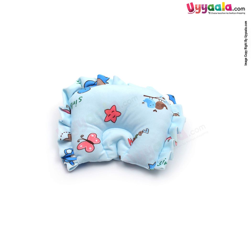 Baby velvet Bedding Set of 4 with Bolster and Pillow, Monkey Print 0 to 12m Age-uyyala-com.myshopify.com-Bedding-Happy Babies