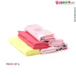Ben & Benny hosiery cotton napkins for babies- Pack of 6