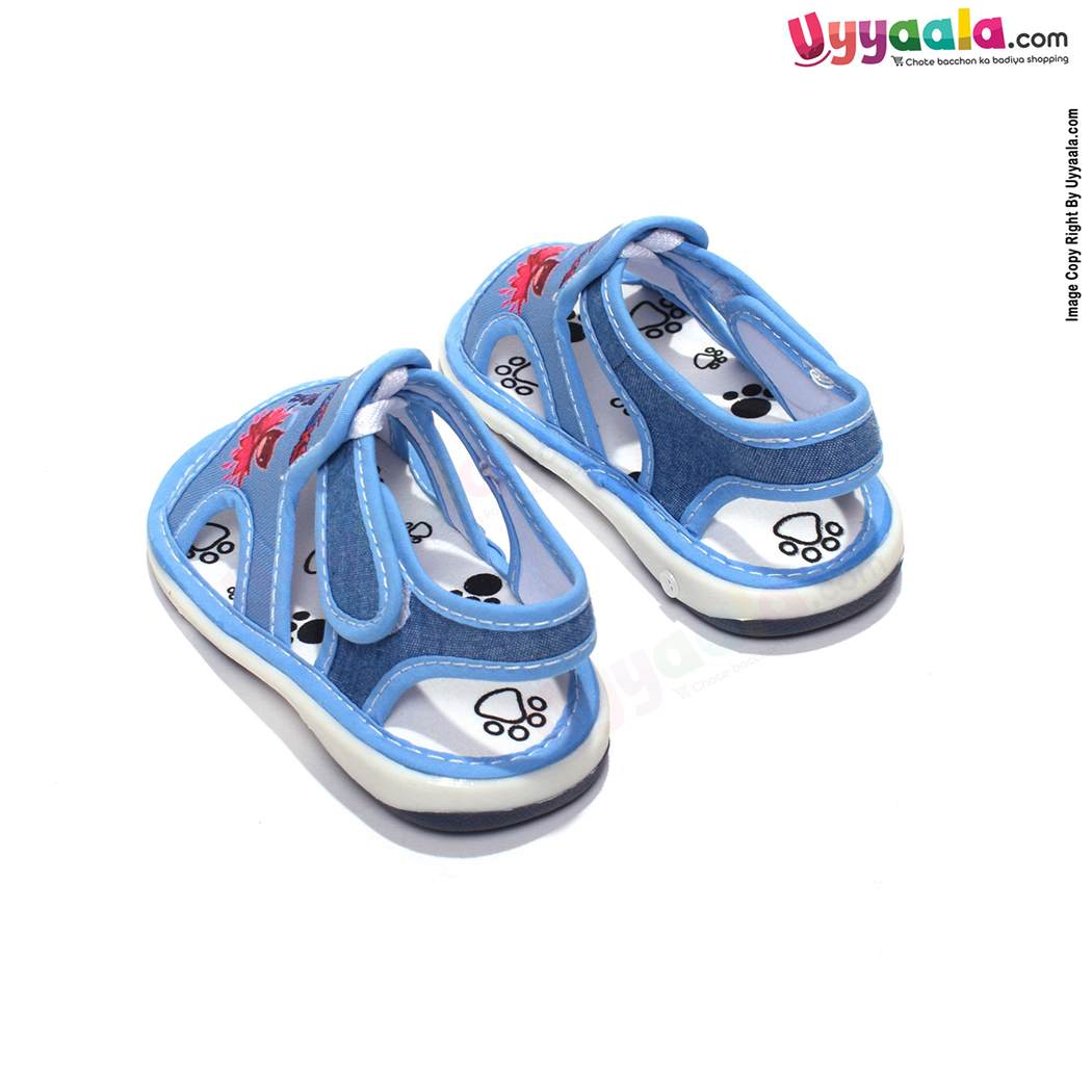 Kids Collection Let's go Chu-Chu  Sandals PJ Masks Print - Light Blue-uyyala-com.myshopify.com-Footwear-Happy Babies