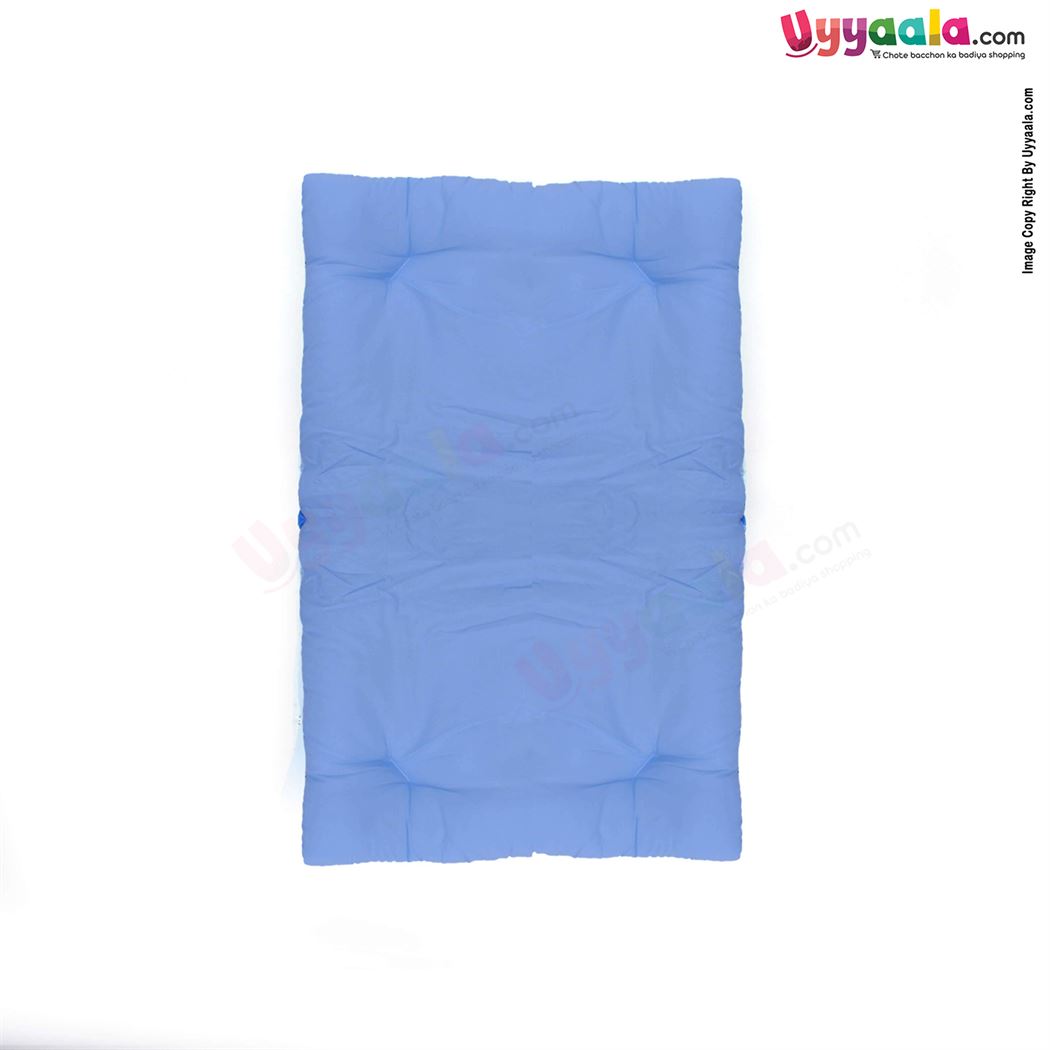 Baby velvet Bedding Set of 4 with Bolster and Pillow, Monkey Print 0 to 12m Age-uyyala-com.myshopify.com-Bedding-Happy Babies