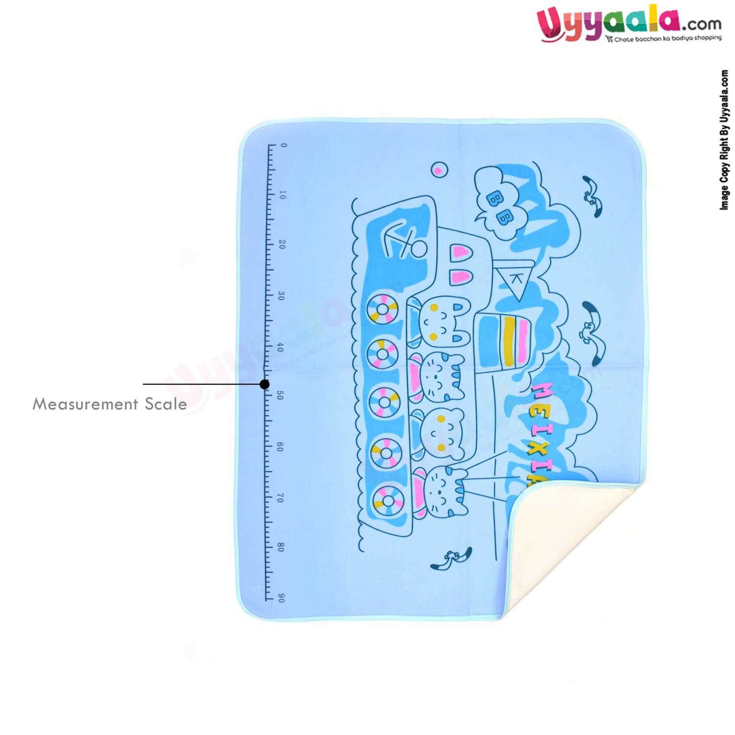 Terry & plastic sheet for babies