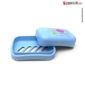 Duocaili Flower & Honey Bee Print  Soap Box for Babies - Blue