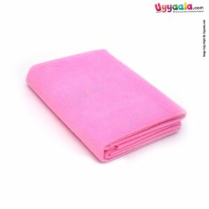 QUICK DRY Water Proof Baby Bed Protector Dry Sheet for Babies Size Medium - Pink Color