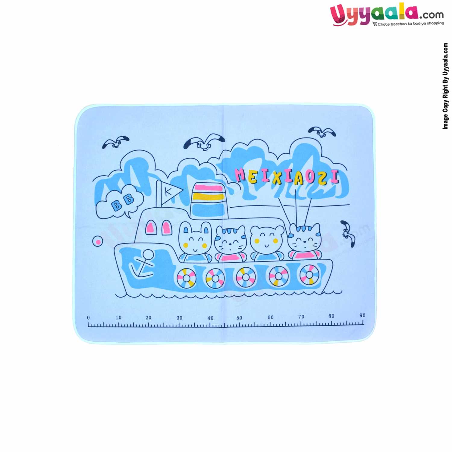 Soft wash proof dry sheet for 3-9 M babies