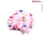 Baby velvet Bedding Set of 4 with Bolster and Pillow, Bear Print 0-6m Age - Pink-uyyala-com.myshopify.com-Bedding-Happy Babies