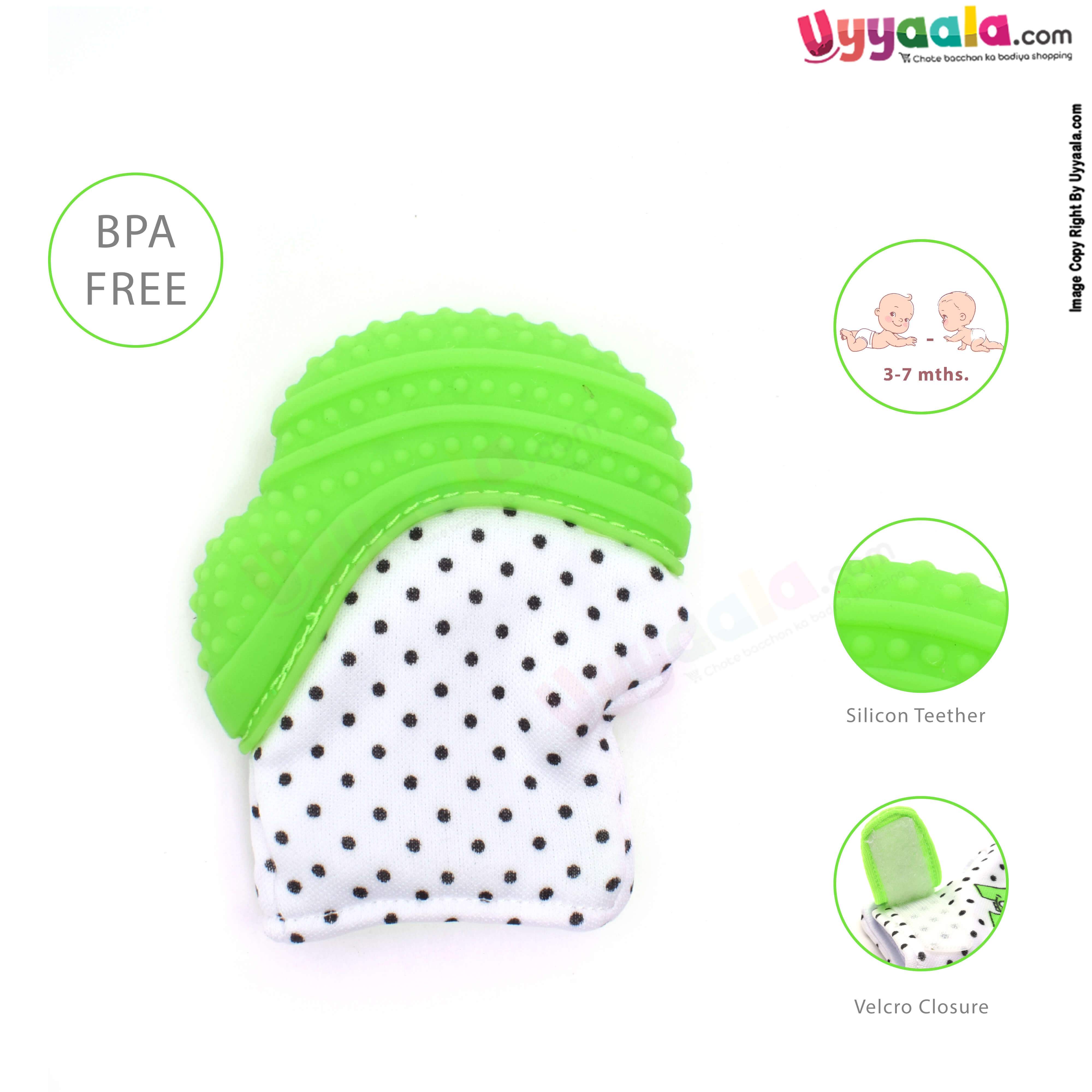 MALARKEY Kids Baby Silicone Mitten Teether Gloves BPA FREE, 3-7m age