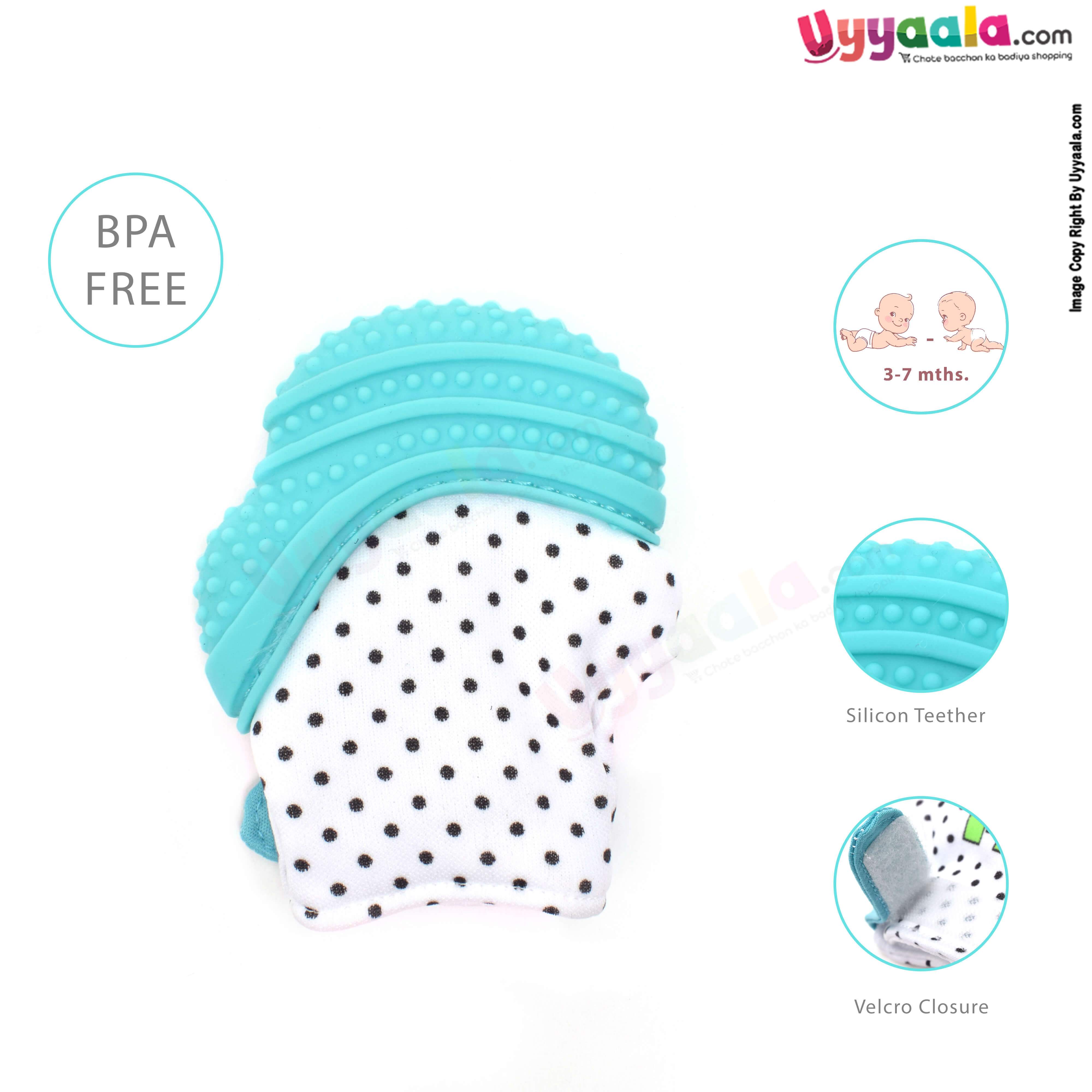 MALARKEY Kids Baby Silicone Mitten Teether Gloves BPA FREE, 3-7m age