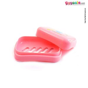 DuoCaili Flower & Honey Bee Print Soap Box for Babies - Pink