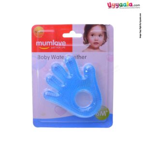 MUMLOVE Baby Water Teether Hand Shape 6+m Age, Blue