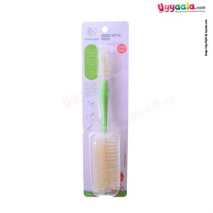 MOMS LOVE Double Feeding Bottle & Nipple Cleaning Brush - Green