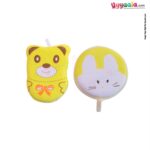 Bath Sponge for Babies Bear & Cat Pack of 2