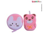 Bath Sponge for Babies Bear & Cat Model Pack of 2