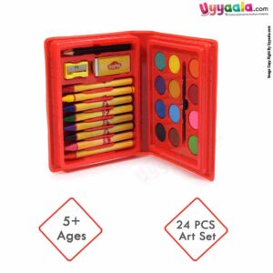 SKYKIDZ Jr Art Set for Kids 24pcs 5+Y Age