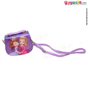 Party wear kids hand bag for baby girl with adjustable strip ,two princess print, age 3+ years
