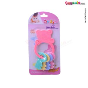 DR.GYM key Set Type Teether Bear Shape 6+m Age - MultiColor