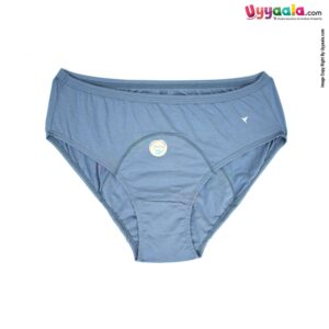 BLOSSOM Happy Period Maternity Mother Panty XL(95CM) Gray / Navy Blue Combo Pack