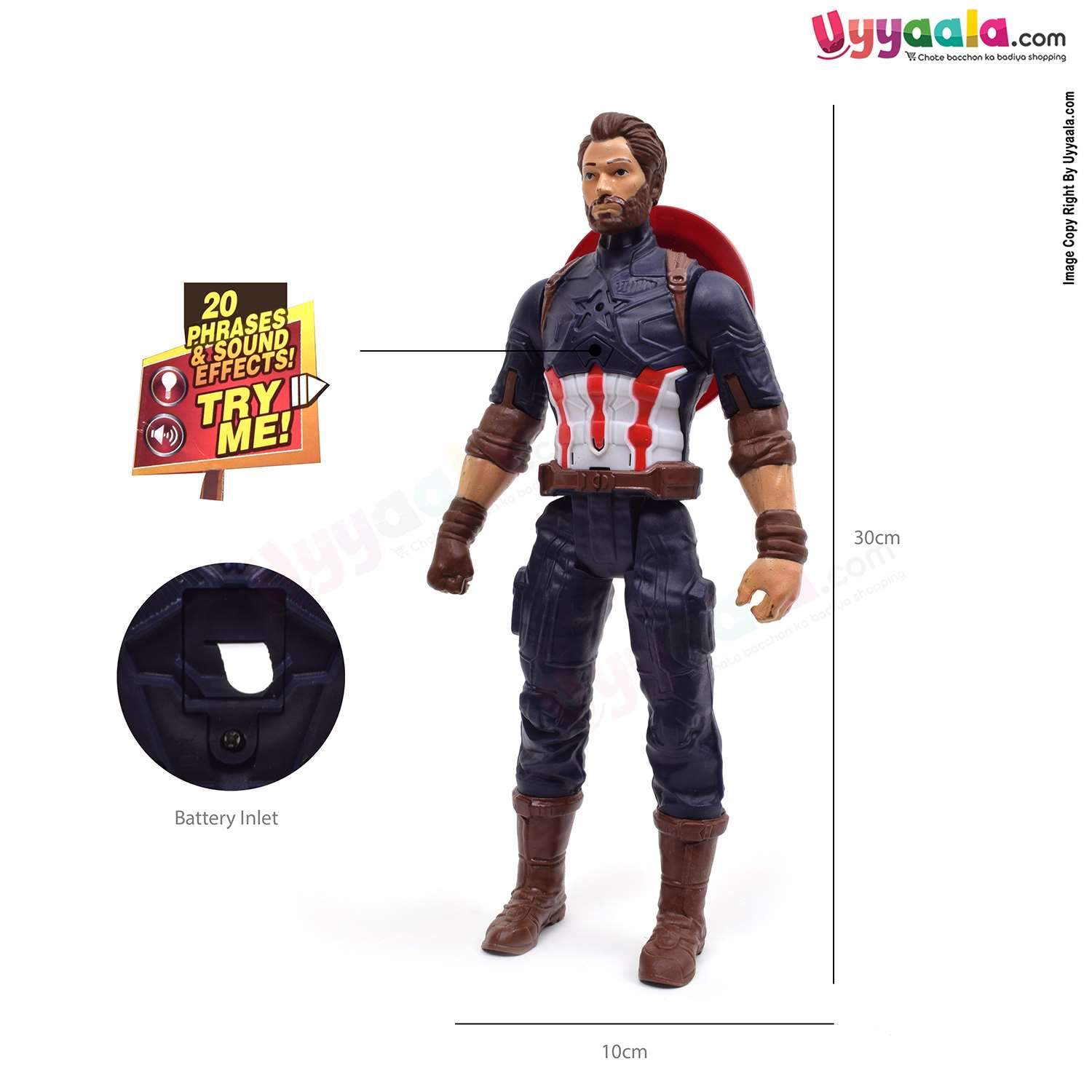 Captain america character super hero toy for kids