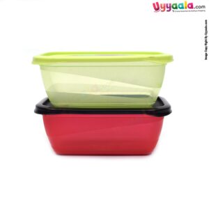 Multiple food storage box for kids, with cars and cartoon print, pack of 2