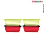 Multiple food storage box for kids, with cars and cartoon print