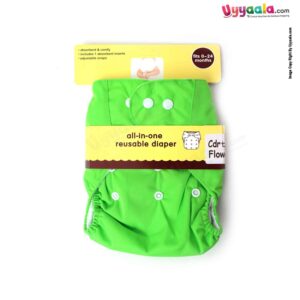 Reusable diaper for babies, Green