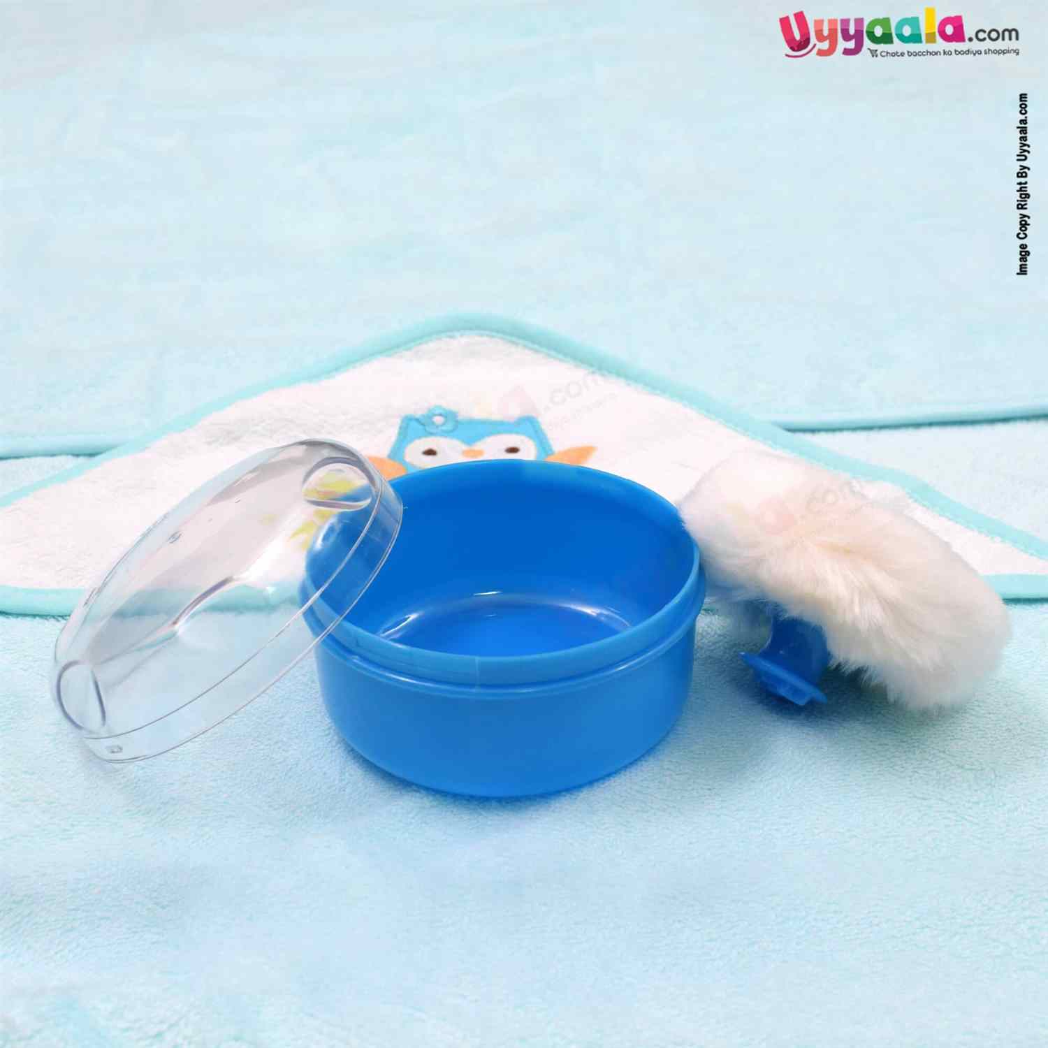 Powder Box with Puff for babies