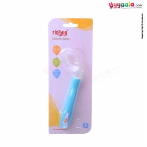 RIKANG Silicone Spoon For Babies 6+m Age - Blue