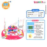 Fishing battery operated toy with music for kids