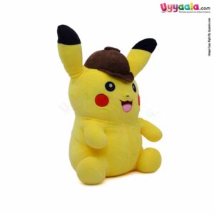 Detective Pikachu Plush Soft Toy for Kids Size 43 cm - Yellow