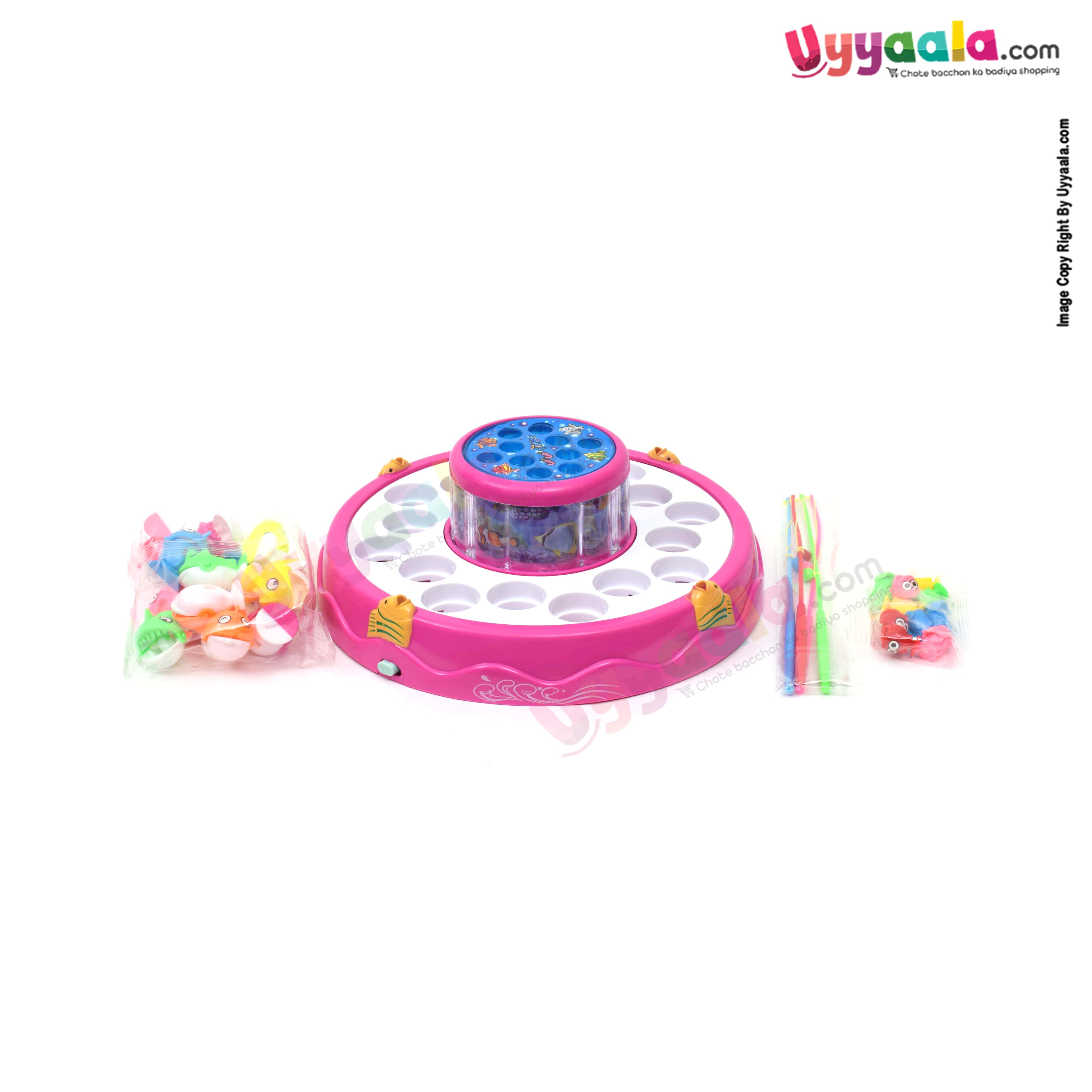 GOGO fishing battery operated toy with music for kids