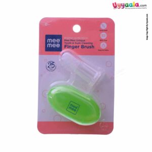 MEE MEE Soft Silicone Baby Finger Toothbrush with Storage Case, 0+m Age