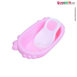 BAYBEE Crab Shape Plastic Bath Tub with Sitting Tray and Water Drainage System