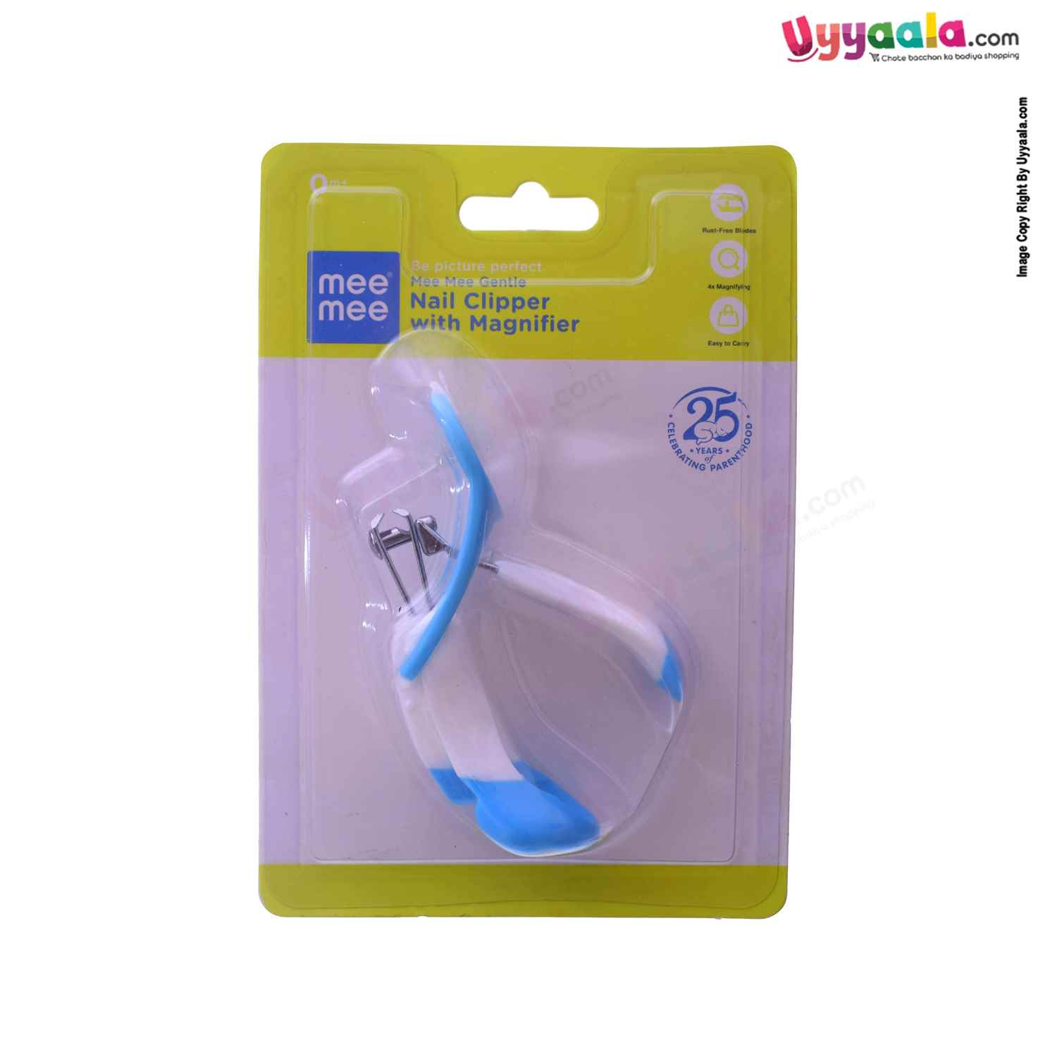 MEE MEE Gentle Nail Clipper with Magnifier 0+m Age