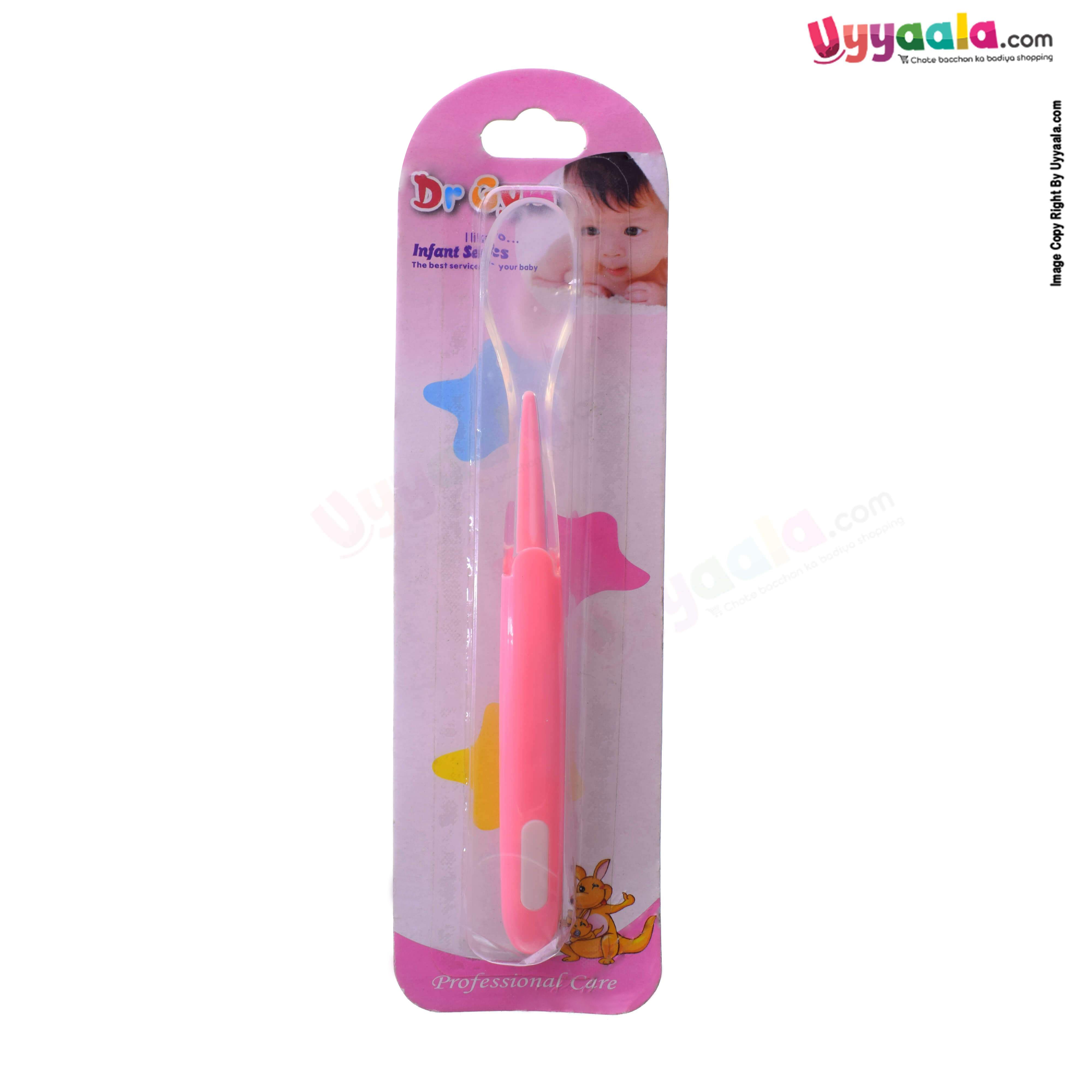 Dr Gym Silicone Spoon For Babies 6+m Age - Pink