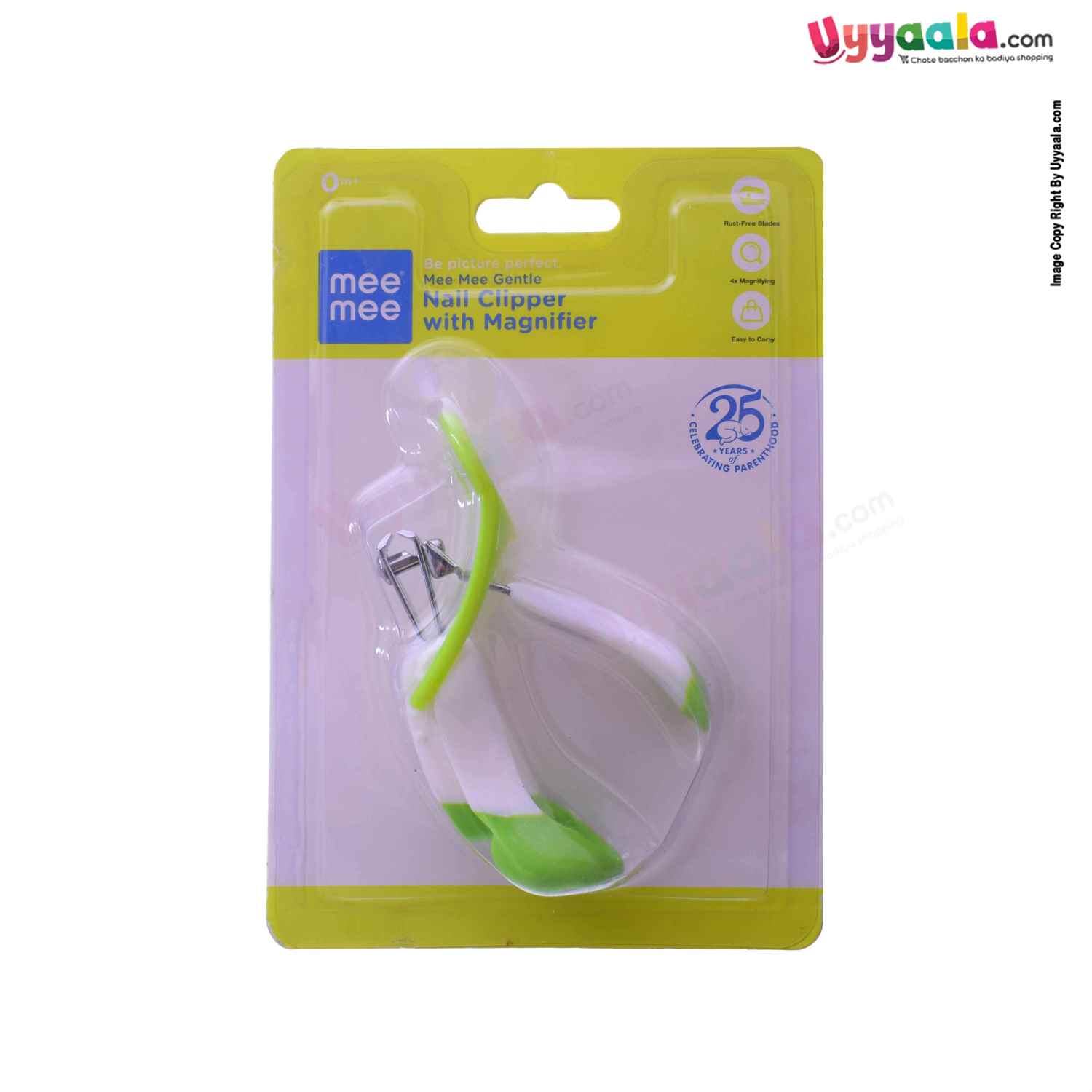 MEE MEE Gentle Nail Clipper with Magnifier 0+m Age