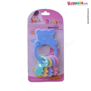 DR.GYM Key Set Type Teether Bear Shape 6+m Age- MultiColor