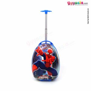 Travel Trolley Bag for Kids with Marvel Ultimate Spider Man Print 17 Inches - Blue