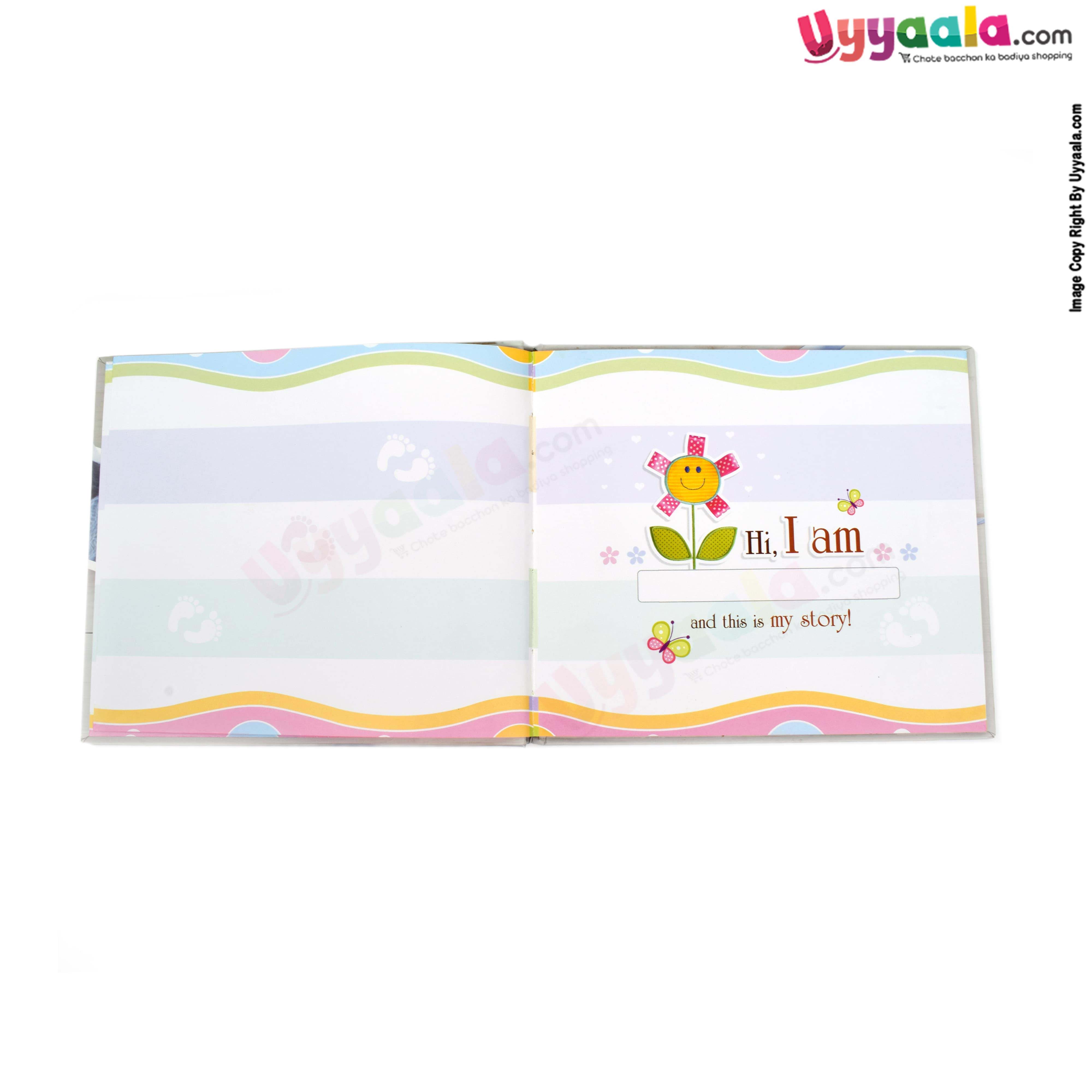 BABY record and memories book for baby boy - 0-5 years