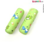 Bolster Pillow for Baby with Dinosaur print Soft cotton - Green