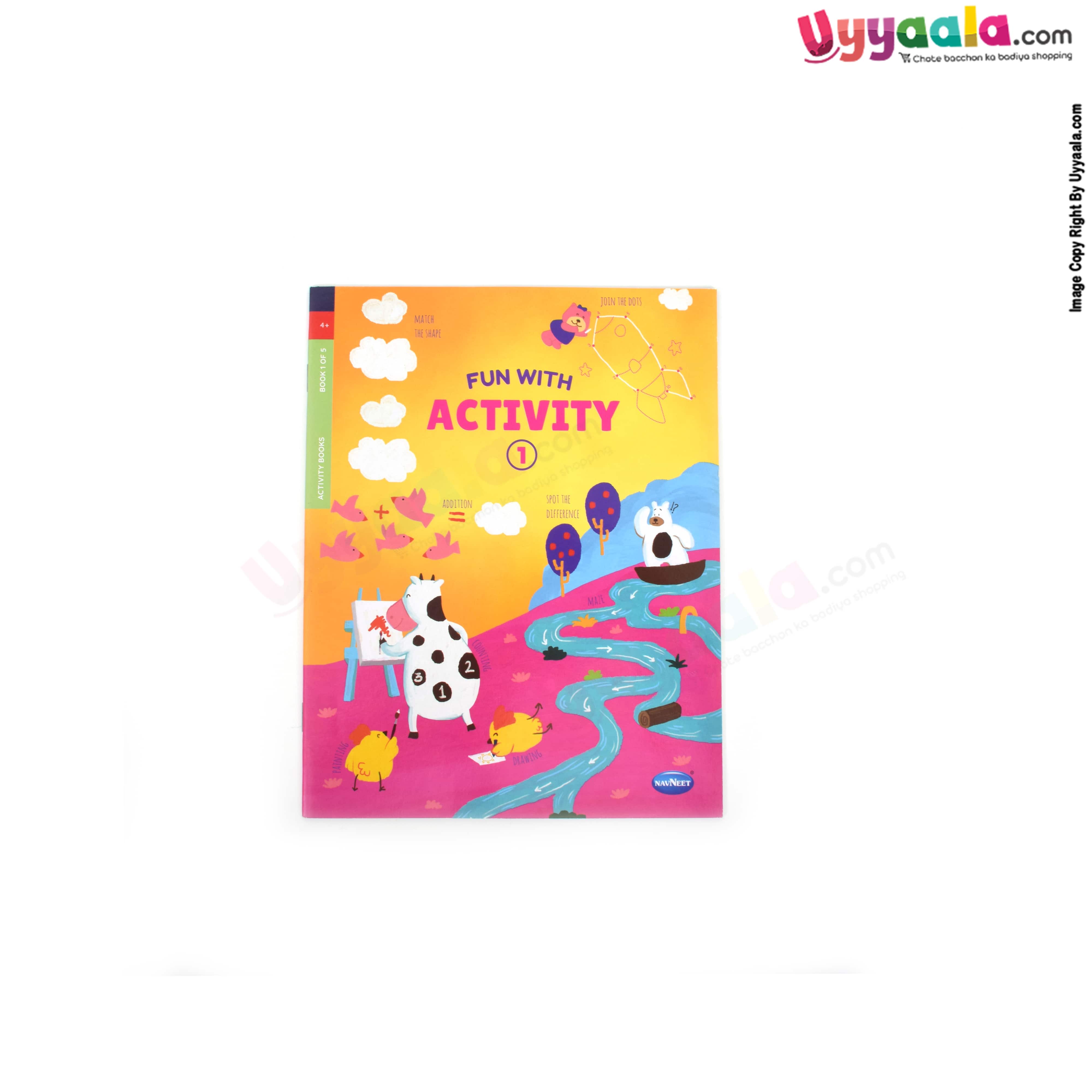 Fun with activity book for childrens