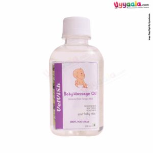 VELVISH Baby Massage Oil 100% Natural Age - 200ml