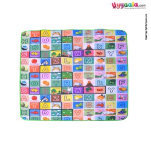 Crawl Mat Dual Side Print with Dinos & Alphabets Size - 200X180 cm