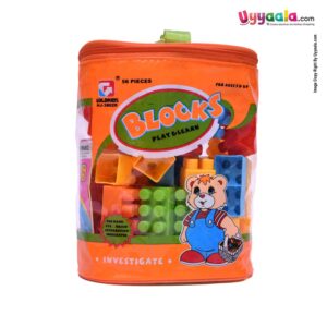 GOLD KIDS Blocks Play & Learn - 56pcs