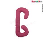 MOMMAS BABY C -Shape Pregnancy Pillow - Maroon