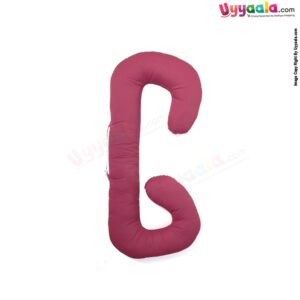 MOMMAS BABY C -Shape Pregnancy Pillow - Maroon