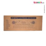 BIGFUN Plastic Piano Keyboard Toy with Recording, Mic and Mobile Charger Power Option, 37 Keys (Black)